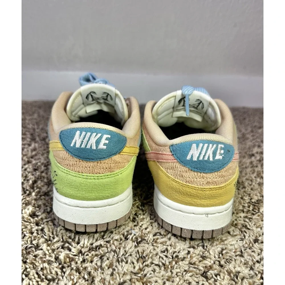 Nike Dunk Low SE 'Sun Club' Multicolor Sneakers Shoes DQ0265-100 Womens Size 8